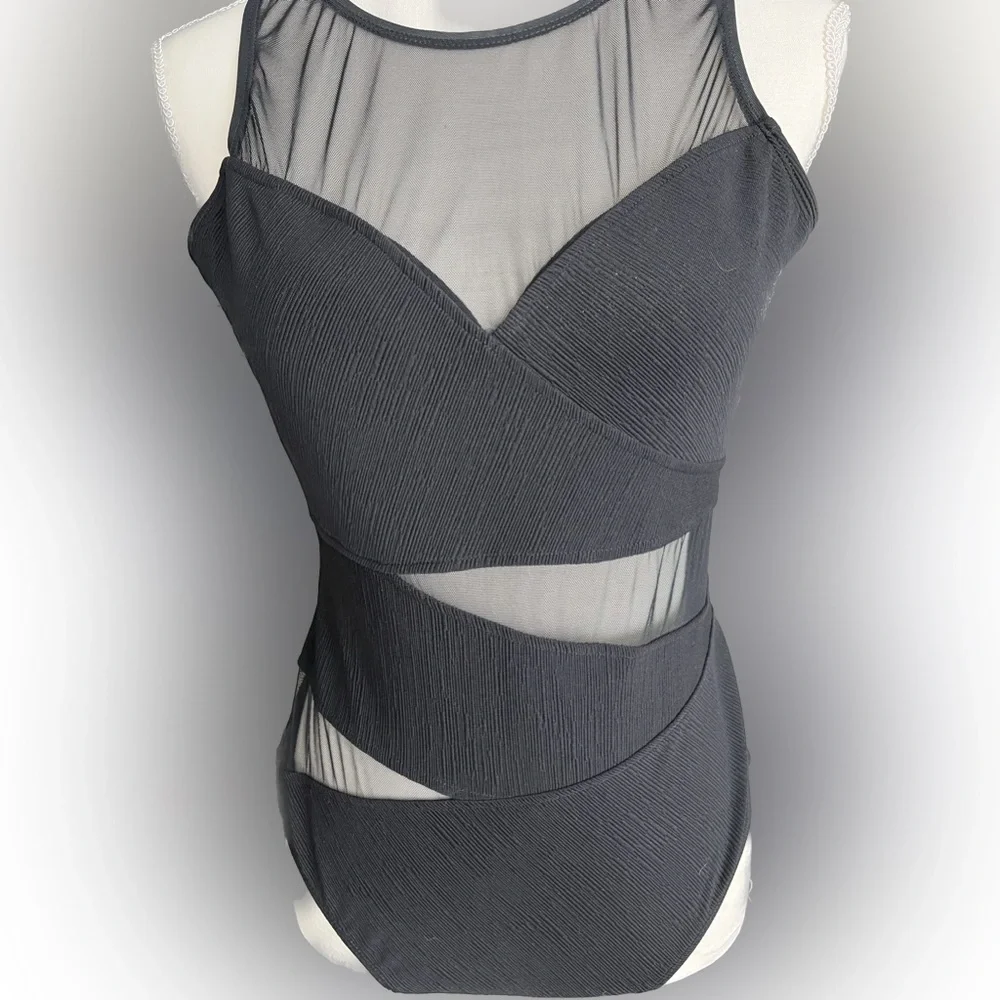 Vintage cut out one piece swimsuit sexy - Picture 1 of 7